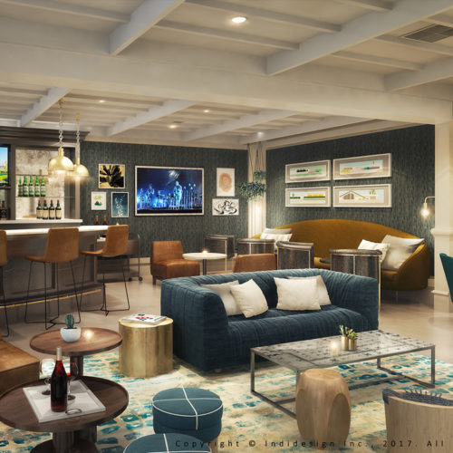 Miramonte bar wallcovering 2